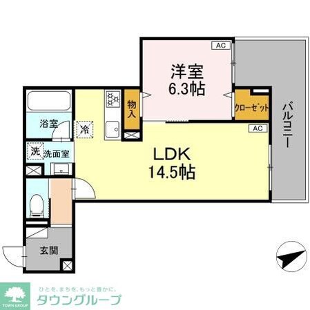 D-residence稲城の物件間取画像